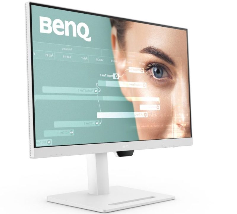 Białe monitory do pracy i rozrywki BenQ 2K QHD z USB-C